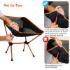 Foldable Camping Chair Collapsible Ultra-light Camping Chai Backpacking Chair For Outdoor Camping Fishing BBQ Beach Picnic