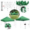 10X10ft EZ Pop Up Canopy Folding Gazebo/Green