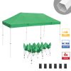 10X20ft EZ Pop Up Canopy Folding Gazebo/Green