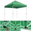 10X10ft EZ Pop Up Canopy Folding Gazebo/Green