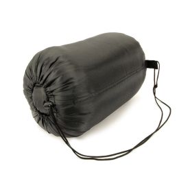 Hiking Traveling Camping Backpacking Sleeping Bags (Color: Black & Orange, Type: Sleeping Pad)