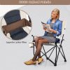 Portable Lumbar Back Camping Chairs for Outdoors