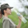 Outdoor Sports Fitness Travel Water Bottle Straight Drink Spray Water Bottle