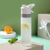 Outdoor Sports Fitness Travel Water Bottle Straight Drink Spray Water Bottle