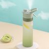 Outdoor Sports Fitness Travel Water Bottle Straight Drink Spray Water Bottle