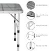 Outdoor Travel Adjustable Height Folding Camping Table