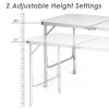 Travel Party Adjustable Height Folding Camping Table